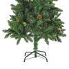 vidaXL Albero di Natale Preilluminato con Palline Verde 150 cm
