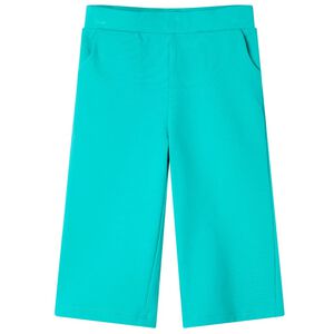 vidaXL Pantaloni per Bambini a Gamba Larga Menta 116