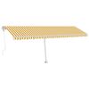 vidaXL Tenda da sole elettrica con LED e sensore 6 x 3 m