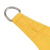 vidaXL Parasole a Vela Oxford Triangolare 3x4x4 m Giallo