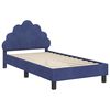vidaXL Struttura letto bambini con testata Blu Polizia 80 x 160 cm