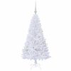 vidaXL Albero di Natale artificiale Bianco 120 cm PVC e Acciaio