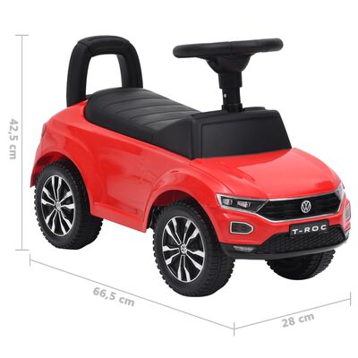 vidaXL Auto per bambini Volkswagen T-Roc Rossa
