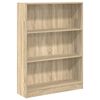vidaXL Libreria Rovere Sonoma 80x24x109 cm in Legno Multistrato
