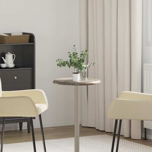 vidaXL Piano per Tavolo Grigio &Oslash;40x2,5 cm in Marmo