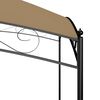 vidaXL Gazebo 3x3x2,65 m Grigio Talpa 180 g/m²