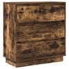 vidaXL Armadio da Notte Rovere fum&eacute; 71 x 34,5 x 75 cm