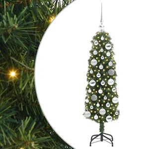 vidaXL Albero di Natale artificiale con 150 LED Verde 120 cm