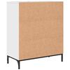 vidaXL Credenza Bianco Lucido 69,5 x 33 x 82 cm Legno multistrato