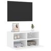 vidaXL Mobile TV a Parete Bianco 60x30x30 cm in Legno Multistrato