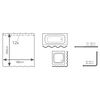 RIDDER Tenda da Doccia Smile 180x200 cm