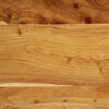 vidaXL Testiera 100 cm in Legno Massello di Acacia e Ferro