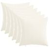 vidaXL Cuscino da Lanciare 6 pz HEERLEN Bianco 45 x 45 cm Tessuto