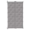 vidaXL Cuscino per Panca Grigio 180x(50+50)x7 cm in Tessuto Oxford