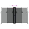 vidaXL Tenda da Sole Laterale Retrattile Antracite 140x600 cm