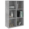 vidaXL Libreria/Credenza Grigio Cemento 66x30x98 cm Legno Multistrato