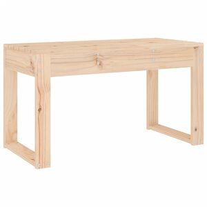 vidaXL Panca da Giardino 80x38x45 cm in Legno Massello di Pino