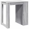 vidaXL Tavolo da Bar Grigio Sonoma 102x70x103,5 cm in Truciolato