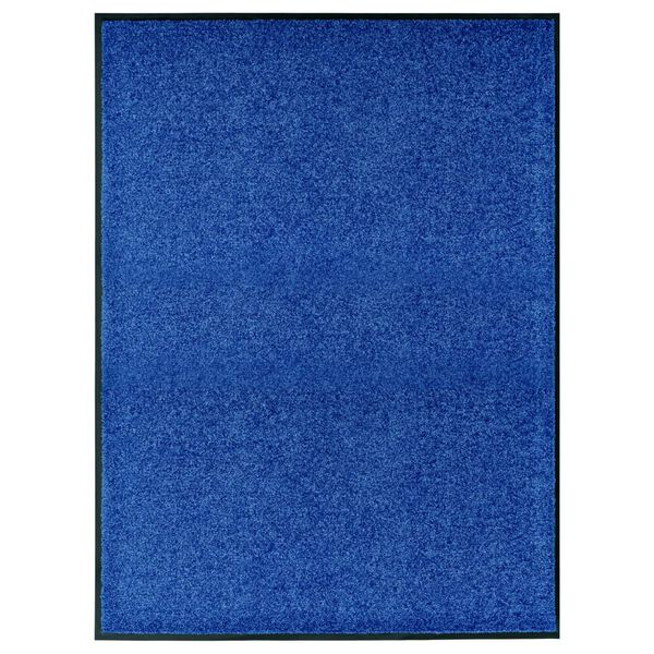 vidaXL Zerbino Lavabile Blu 90x120 cm