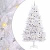 vidaXL Albero di Natale artificiale 270 cm PVC e Acciaio Bianco