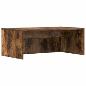 vidaXL Scrivania a parete Rovere fum&eacute; Legno ingegnerizzato