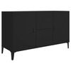 vidaXL Credenza Nera 100x36x60 cm in Legno Multistrato