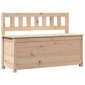 vidaXL Panca 110x41x76,5 cm in Legno Massello di Pino