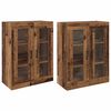 vidaXL Armadi da Muro 2 pz Legno vecchio 69,5 x 34 x 90 cm
