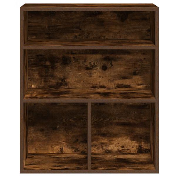 vidaXL Libreria Rovere Fumo 60x30x71,5 cm in Legno Multistrato