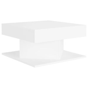 vidaXL Tavolino da Salotto Bianco 57x57x30 cm in Legno Multistrato