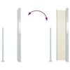 vidaXL Tenda Laterale Retrattile per Patio 170x300 cm Crema