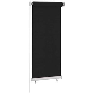 vidaXL Tenda a Rullo per Esterni 65(L)x140(A) cm Nera