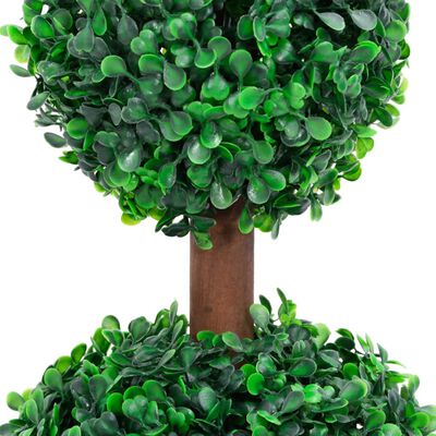 vidaXL Pianta di Bosso Artificiale a Sfera con Vaso Verde 60 cm