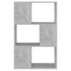 vidaXL Libreria/Divisorio Grigio Cemento 60x24x94 cm in Truciolato