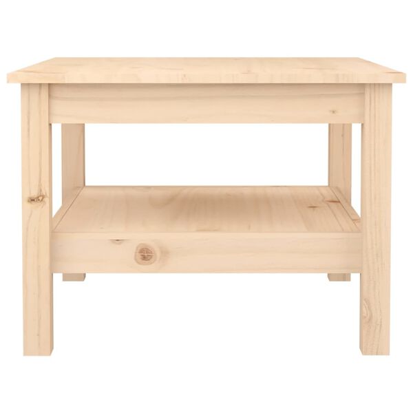 vidaXL Tavolino da Salotto 55x55x40 cm Legno Massello di Pino