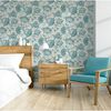 DUTCH WALLCOVERINGS Carta da Parati Krisha Bianco e Blu