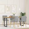 vidaXL Sedie da Pranzo 4 pz Grigio Nuvola in Tessuto