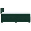 vidaXL Giroletto a Molle con Materasso Verde Scuro 90x190 cm Velluto
