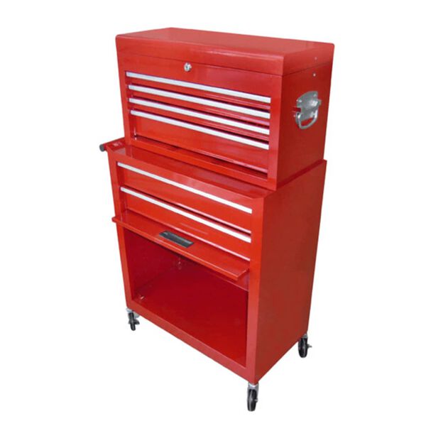 Cassetta attrezzi trolley, porta utensili, 7 cassetti