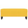vidaXL Panca Giallo Chiaro 100x35x41 cm in Tessuto
