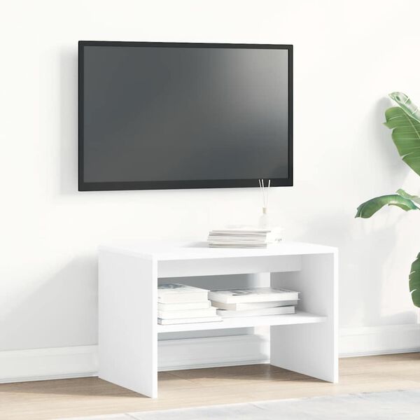 vidaXL Mobile Porta TV Bianco 60x40x40 cm in Legno Multistrato