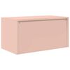 vidaXL Armadio Rosa 80 x 40 x 40 cm Acciaio