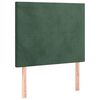 vidaXL Giroletto senza Materasso Verde Scuro 90x190 cm in Velluto