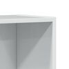 vidaXL Libreria Bianco Lucido 40x24x176 cm in Legno Multistrato