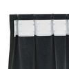 vidaXL Tende oscuranti 2 pcs Nero 140 x 260 cm Velluto