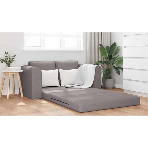 vidaXL Divano letto 60cm Talpa Tessuto