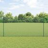 vidaXL Recinzione con Posto Verde 1,6 x 10 m Acciaio e PVC