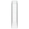 vidaXL Cesto Gabbione ad Arco 200x50x200/220 cm Ferro Zincato