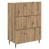 vidaXL Mobile con Cassetti 66 x 34,5 x 92 cm Legno ingegnerizzato