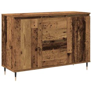 vidaXL Credenza Legno vecchio 101,5 x 35 x 70 cm Legno multistrato